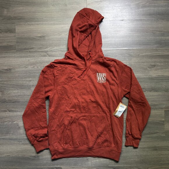 *NEW Vans Men's Custom Tall Hoodie - Burnt Henna - Picture 3 of 9